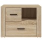 vidaXL Κομοδίνο Sonoma Δρυς 60 x 36 x 45 εκ. από Επεξεργασμένο Ξύλο