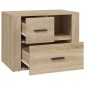 vidaXL Κομοδίνο Sonoma Δρυς 60 x 36 x 45 εκ. από Επεξεργασμένο Ξύλο