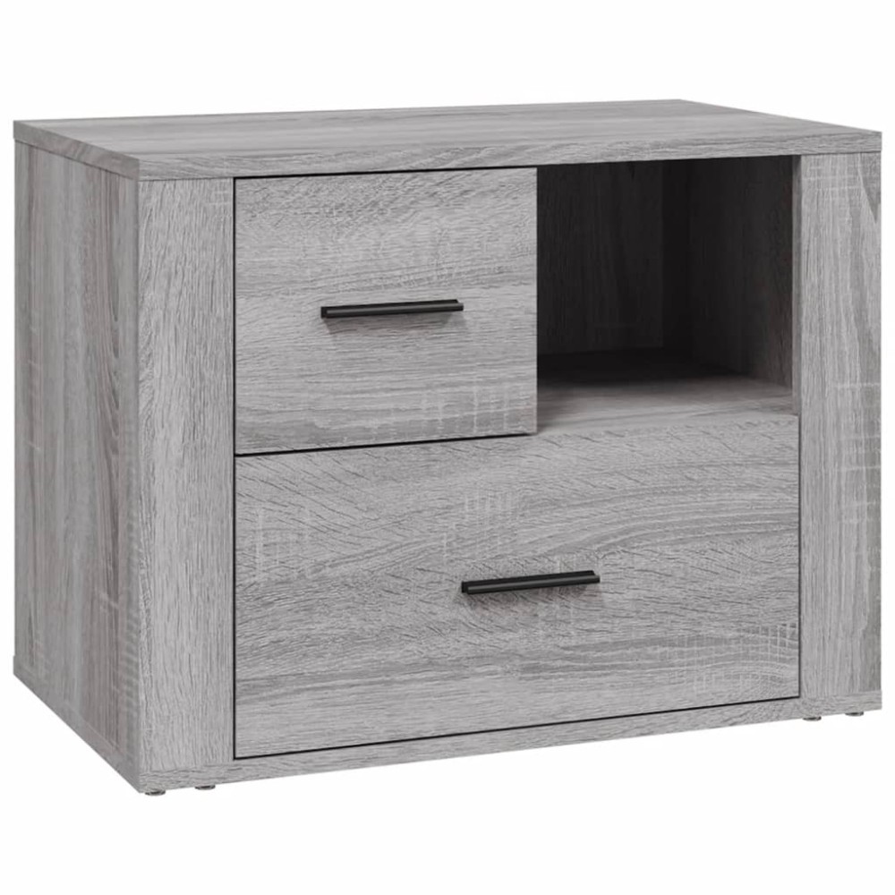vidaXL Κομοδίνο Γκρι Sonoma 60x36x45 εκ. από Επεξεργασμένο Ξύλο