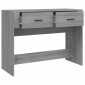 vidaXL Τραπέζι Κονσόλα Γκρι Sonoma 100x39x75 εκ. Επεξεργασμένο Ξύλο