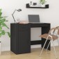 vidaXL Γραφείο Μαύρο 100x49x75 εκ. από Επεξεργασμένο Ξύλο