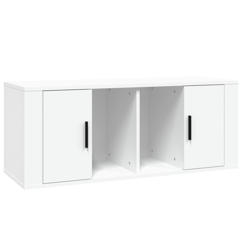 vidaXL Έπιπλο Τηλεόρασης Λευκό 100 x 35 x 40 εκ. Επεξ. Ξύλο