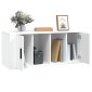 vidaXL Έπιπλο Τηλεόρασης Λευκό 100 x 35 x 40 εκ. Επεξ. Ξύλο