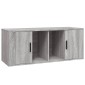 vidaXL Έπιπλο Τηλεόρασης Γκρι Sonoma 100x35x40 εκ. από Επεξεργ. Ξύλο