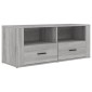 vidaXL Έπιπλο Τηλεόρασης Γκρι Sonoma 100x35x40 εκ. από Επεξεργ. Ξύλο
