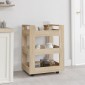 vidaXL Τρόλεϊ Κουζίνας Sonoma δρυς 60x45x80 εκ. από Επεξεργασμένο Ξύλο