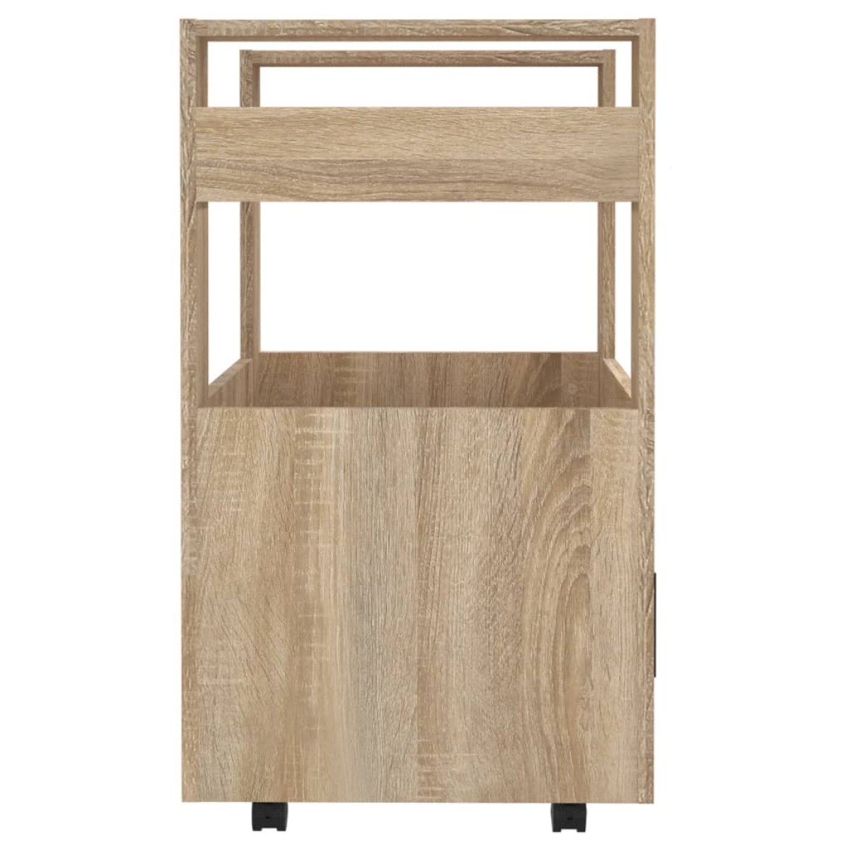 vidaXL Τρόλεϊ Κουζίνας Sonoma δρυς 60x45x80 εκ. από Επεξεργασμένο Ξύλο