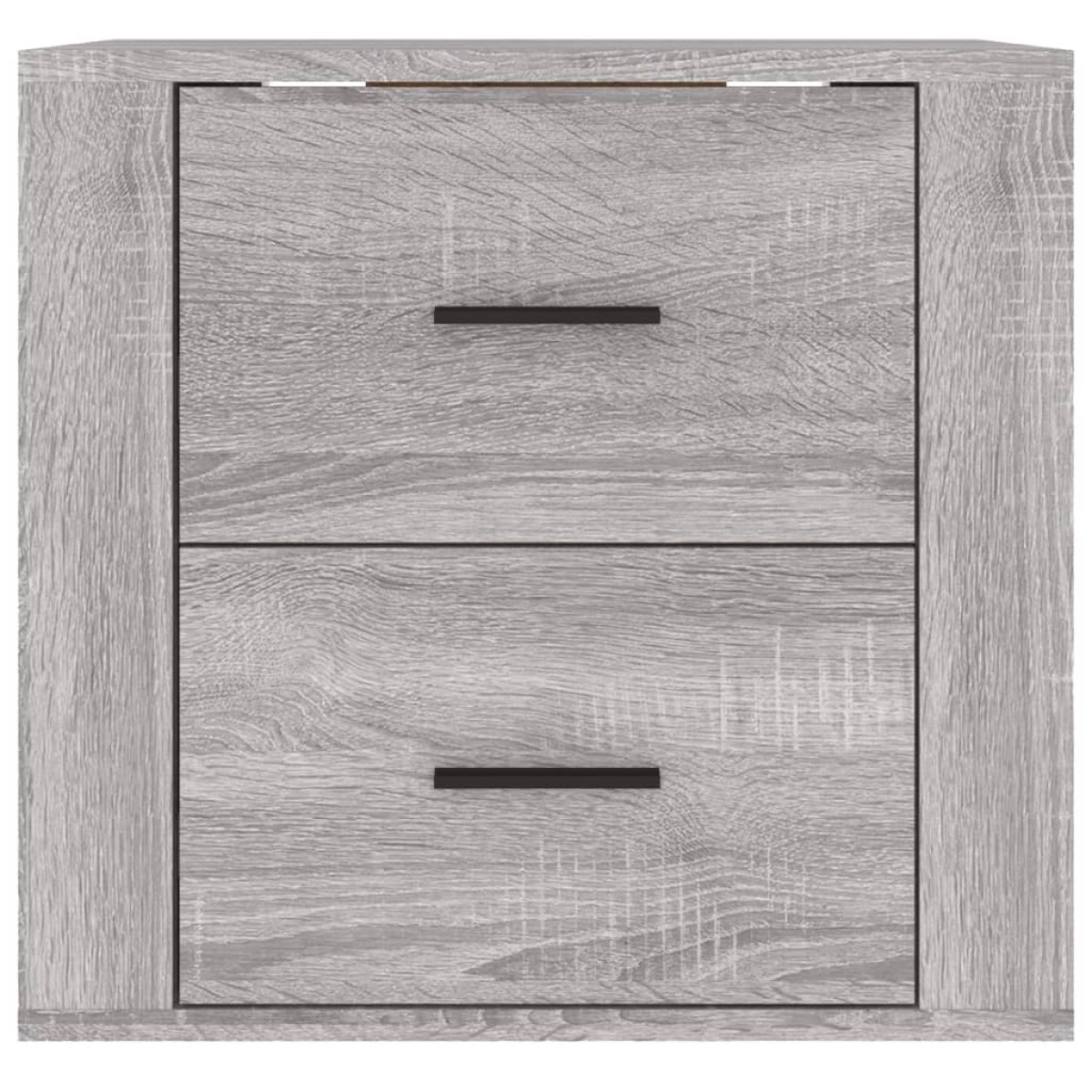 vidaXL Κομοδίνα Επιτοίχια Γκρι Sonoma 50x36x47 εκ.