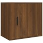 vidaXL Κομοδίνο Επιτοίχιο Καφέ Δρυς 50x30x47 εκ.