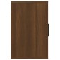 vidaXL Κομοδίνο Επιτοίχιο Καφέ Δρυς 50x30x47 εκ.