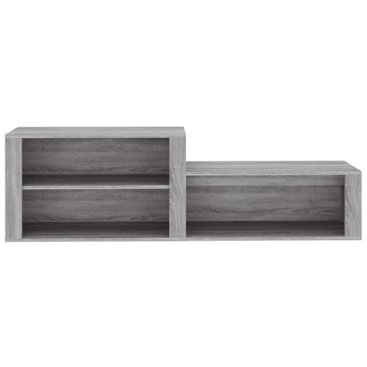 vidaXL Παπουτσοθήκη Γκρι Sonoma 150x35x45 εκ. από Επεξεργασμένο Ξύλο