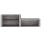 vidaXL Παπουτσοθήκη Γκρι Sonoma 150x35x45 εκ. από Επεξεργασμένο Ξύλο