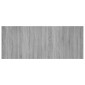 vidaXL Κεφαλάρι Κρεβατιού Γκρι Sonoma 200x1,5x80 εκ. Επεξεργ. Ξύλο