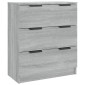 vidaXL Ντουλάπι Γκρι Sonoma 60 x 30 x 70 εκ. από Επεξεργασμένο Ξύλο