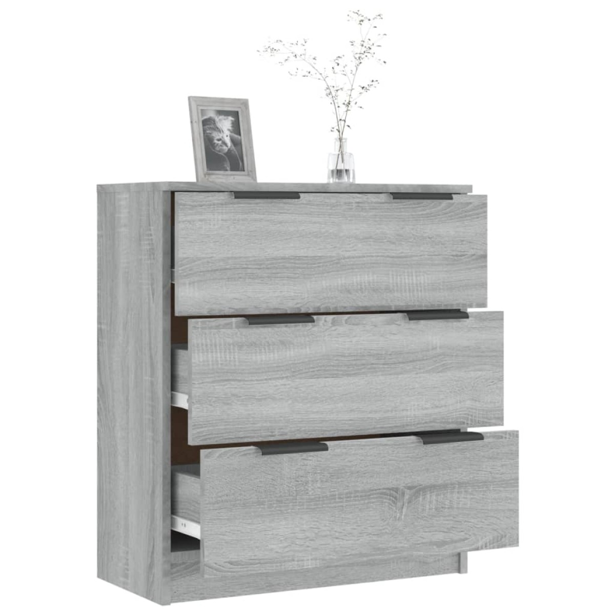 vidaXL Ντουλάπι Γκρι Sonoma 60 x 30 x 70 εκ. από Επεξεργασμένο Ξύλο