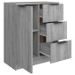 vidaXL Ντουλάπι Γκρι Sonoma 60 x 30 x 70 εκ. από Επεξεργασμένο Ξύλο