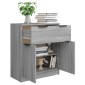 vidaXL Ντουλάπι Γκρι Sonoma 60 x 30 x 70 εκ. από Επεξεργασμένο Ξύλο