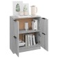 vidaXL Ντουλάπι Γκρι Sonoma 60 x 30 x 70 εκ. από Επεξεργασμένο Ξύλο