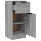 vidaXL Ντουλάπια 2 τεμ. Γκρι Sonoma 30x30x70 εκ. Επεξεργασμένο Ξύλο