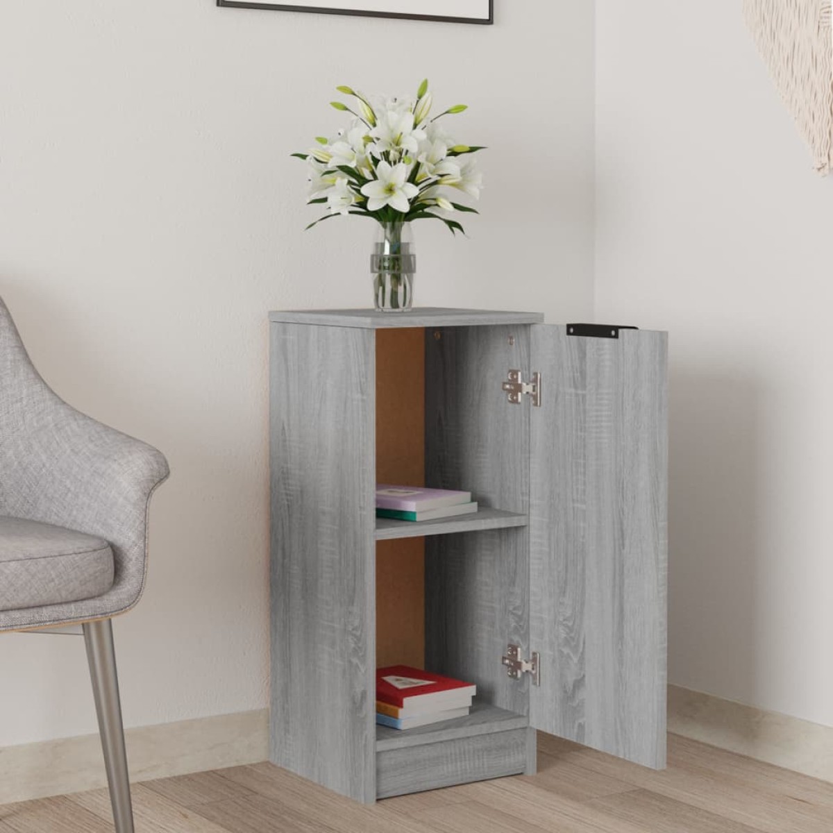 vidaXL Ντουλάπι Γκρι Sonoma 30x30x70 εκ. από Επεξεργασμένο Ξύλο