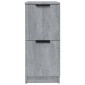 vidaXL Ντουλάπια 2 τεμ. Γκρι Sonoma 30x30x70 εκ. Επεξεργασμένο Ξύλο
