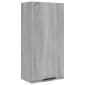 vidaXL Ντουλάπι Μπάνιου Επιτοίχιο Γκρι sonoma 32 x 20 x 67 εκ.