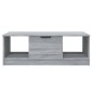 vidaXL Τραπεζάκι Σαλονιού Γκρι Sonoma 102x50x36 εκ. Επεξεργασμένο Ξύλο
