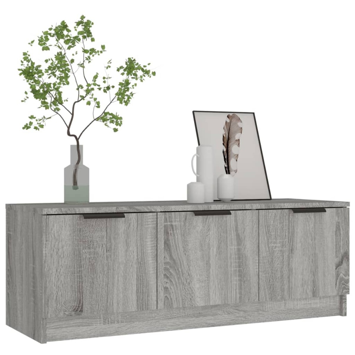 vidaXL Έπιπλο Τηλεόρασης Γκρι Sonoma 102x35x36,5εκ. Επεξεργασμένο Ξύλο