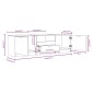 vidaXL Έπιπλο Τηλεόρασης Γκρι Sonoma 140x35x40 εκ. Επεξεργασμένο Ξύλο