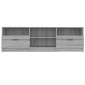 vidaXL Έπιπλο Τηλεόρασης Γκρι Sonoma 150x33,5x45 εκ. από Επεξεργ. Ξύλο