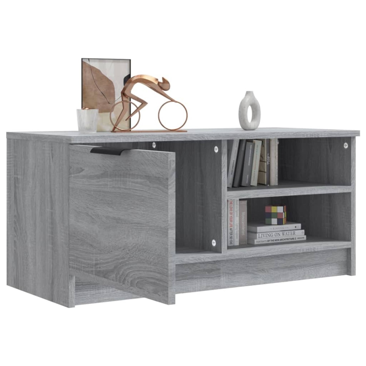 vidaXL Έπιπλο Τηλεόρασης Γκρι Sonoma 80x35x36,5 εκ. Επεξεργασμένο Ξύλο