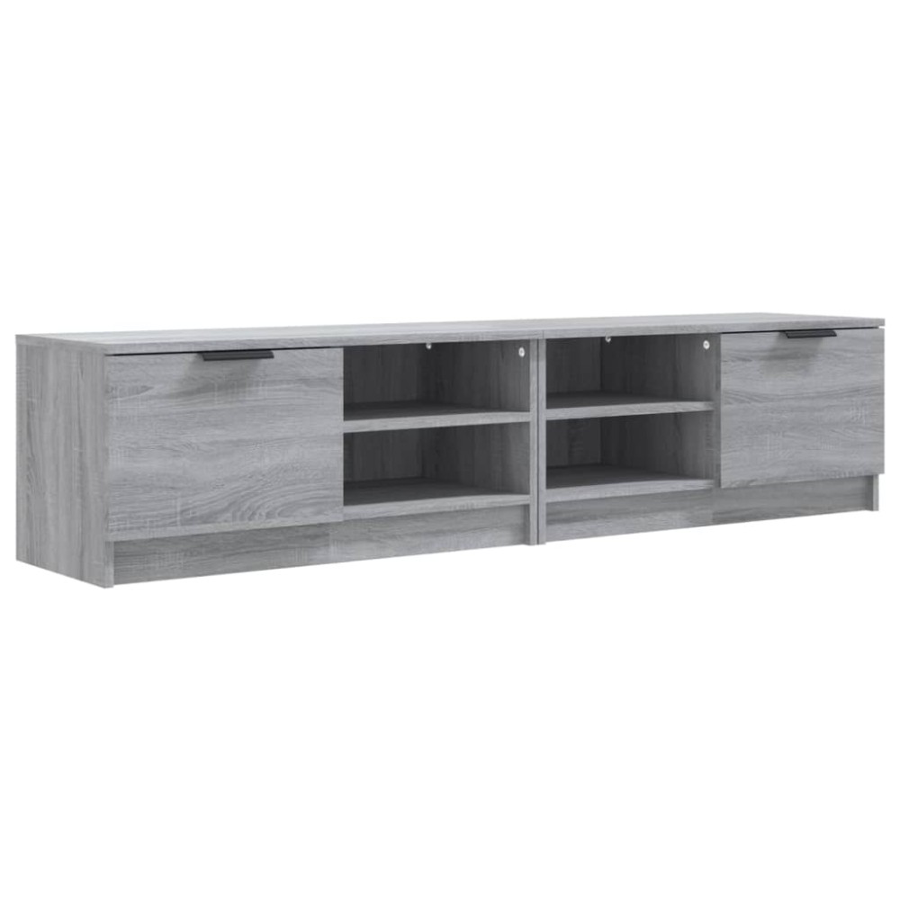 vidaXL Έπιπλα Τηλεόρασης 2 τεμ. Γκρι Sonoma 80x35x36,5 εκ. Επεξ. Ξύλο