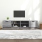 vidaXL Έπιπλα Τηλεόρασης 2 τεμ. Γκρι Sonoma 80x35x36,5 εκ. Επεξ. Ξύλο