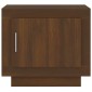 vidaXL Τραπεζάκι Σαλονιού Καφέ Δρυς 51 x 50 x 45 εκ. από Επεξεργ. Ξύλο