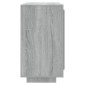 vidaXL Ντουλάπι Γκρι Sonoma 80 x 40 x 75 εκ. από Επεξεργασμένο Ξύλο