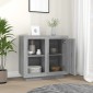 vidaXL Ντουλάπι Γκρι Sonoma 80 x 40 x 75 εκ.