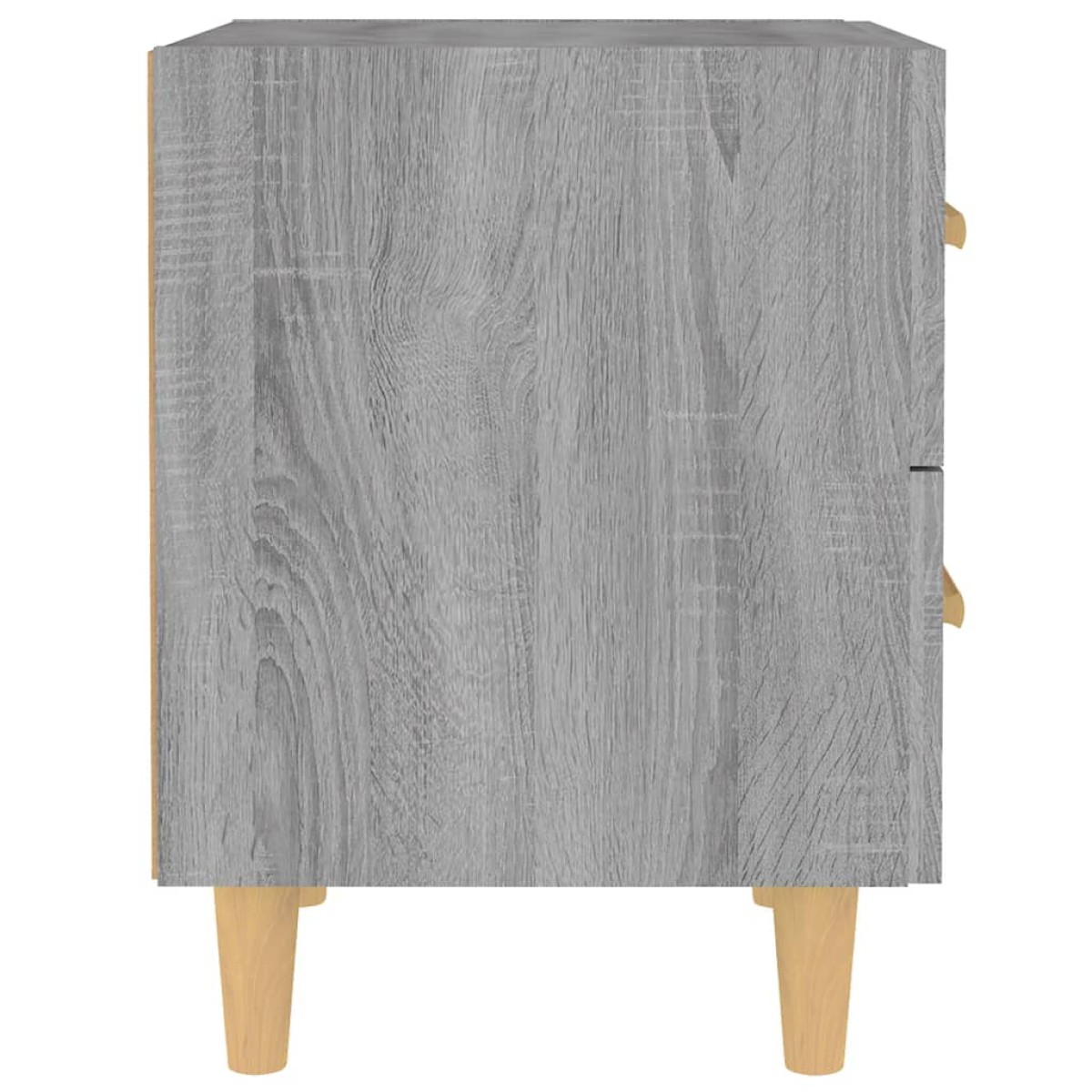 vidaXL Κομοδίνα 2 τεμ. Γκρι Sonoma 40 x 35 x 47,5 εκ.