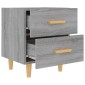 vidaXL Κομοδίνα 2 τεμ. Γκρι Sonoma 40 x 35 x 47,5 εκ.