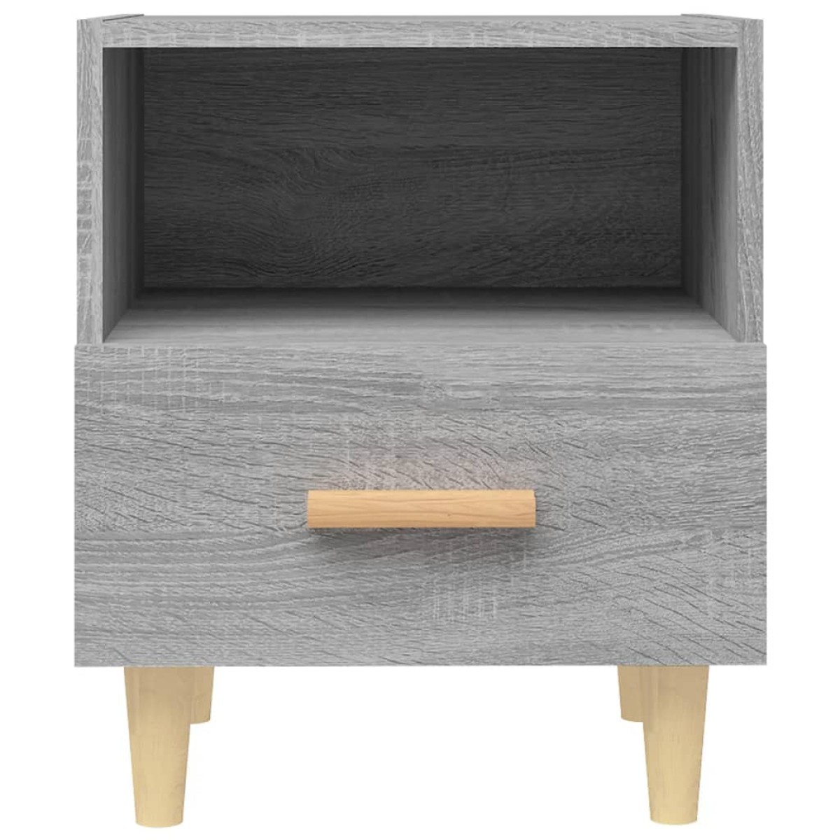 vidaXL Κομοδίνο Γκρι Sonoma 40 x 35 x 47 εκ.