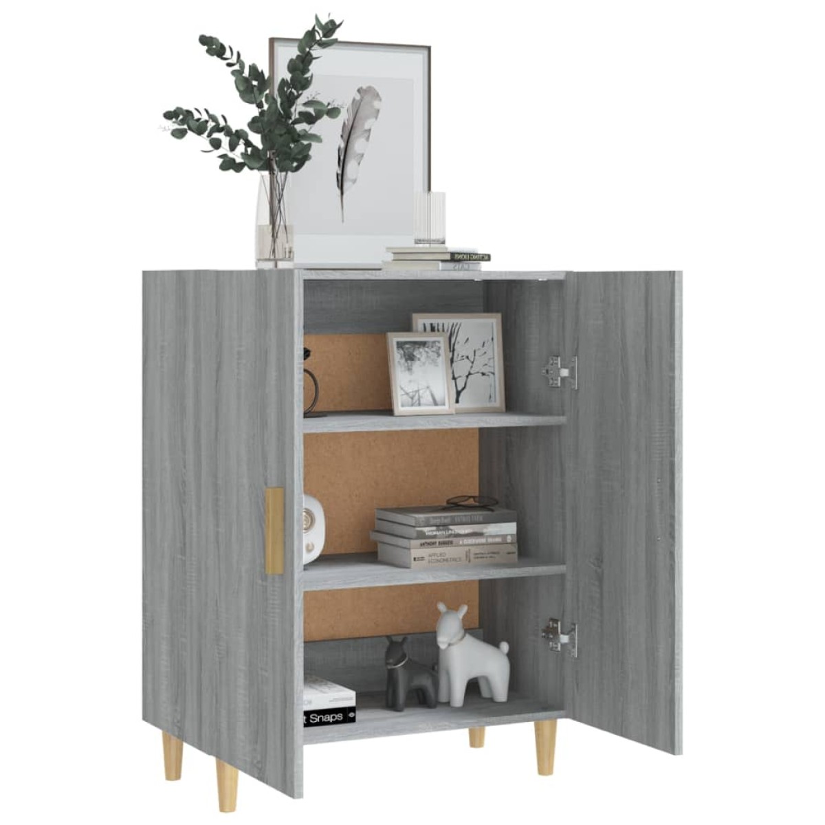 vidaXL Ντουλάπι Γκρι Sonoma 70 x 34 x 90 εκ. από Επεξεργασμένο Ξύλο