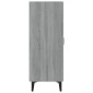 vidaXL Ντουλάπι Γκρι Sonoma 70 x 34 x 90 εκ. από Επεξεργασμένο Ξύλο