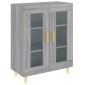vidaXL Ντουλάπι Γκρι Sonoma 69,5 x 34 x 90 εκ. από Επεξεργασμένο Ξύλο