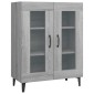 vidaXL Ντουλάπι Γκρι Sonoma 69,5 x 34 x 90 εκ. από Επεξεργασμένο Ξύλο
