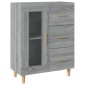 vidaXL Ντουλάπι Γκρι Sonoma 69,5 x 34 x 90 εκ. από Επεξεργασμένο Ξύλο
