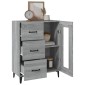 vidaXL Ντουλάπι Γκρι Sonoma 69,5 x 34 x 90 εκ. από Επεξεργασμένο Ξύλο