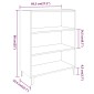 vidaXL Ντουλάπι Γκρι sonoma 69,5 x 32,5 x 90εκ. από Επεξεργασμένο Ξύλο