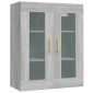 vidaXL Ντουλάπι Τοίχου Κρεμαστό Γκρι sonoma 69,5x34x90 εκ.