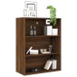 vidaXL Ντουλάπι Τοίχου Κρεμαστό Καφέ δρυς 69,5 x 32,5 x 90 εκ.