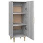 vidaXL Ντουλάπι Γκρι Sonoma 34,5x34x90 εκ. από Επεξεργασμένο Ξύλο