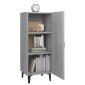 vidaXL Ντουλάπι Γκρι Sonoma 34,5x34x90 εκ. από Επεξεργασμένο Ξύλο
